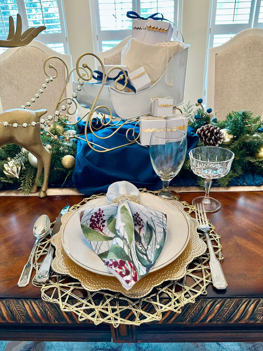 winter placemat craft