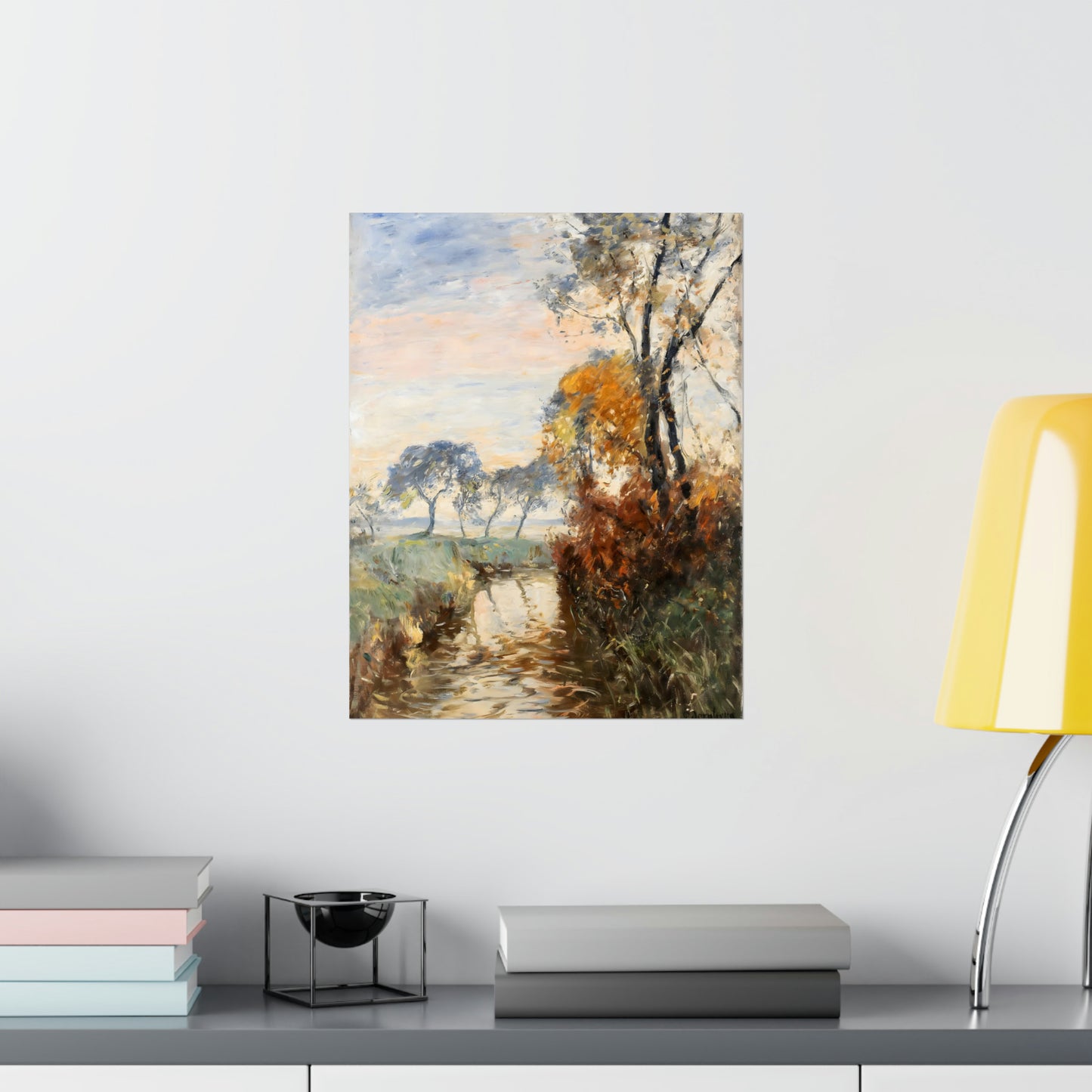 Autumn Landscape With Stream