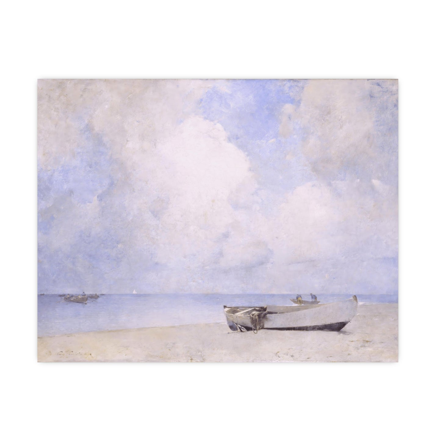 Boat and Cloud Print