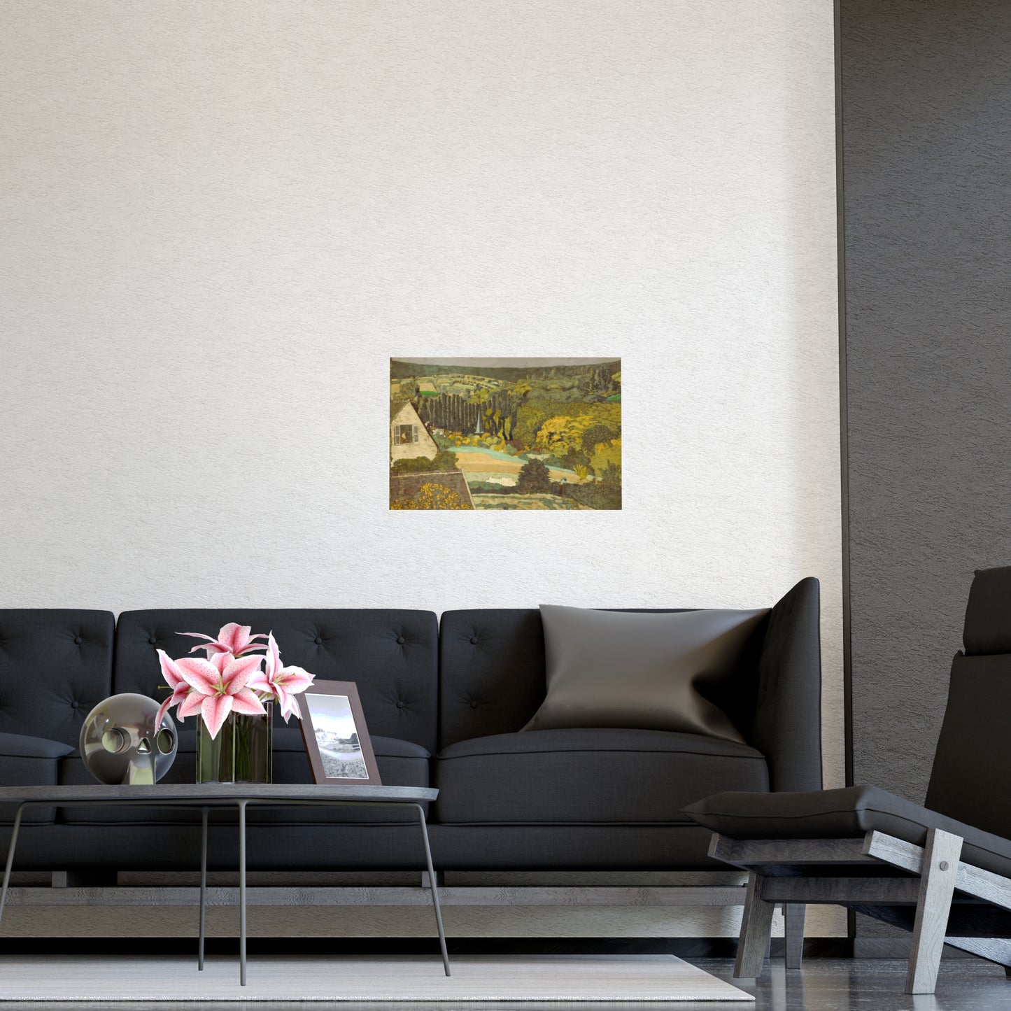 Woods Overlooking Wall Print