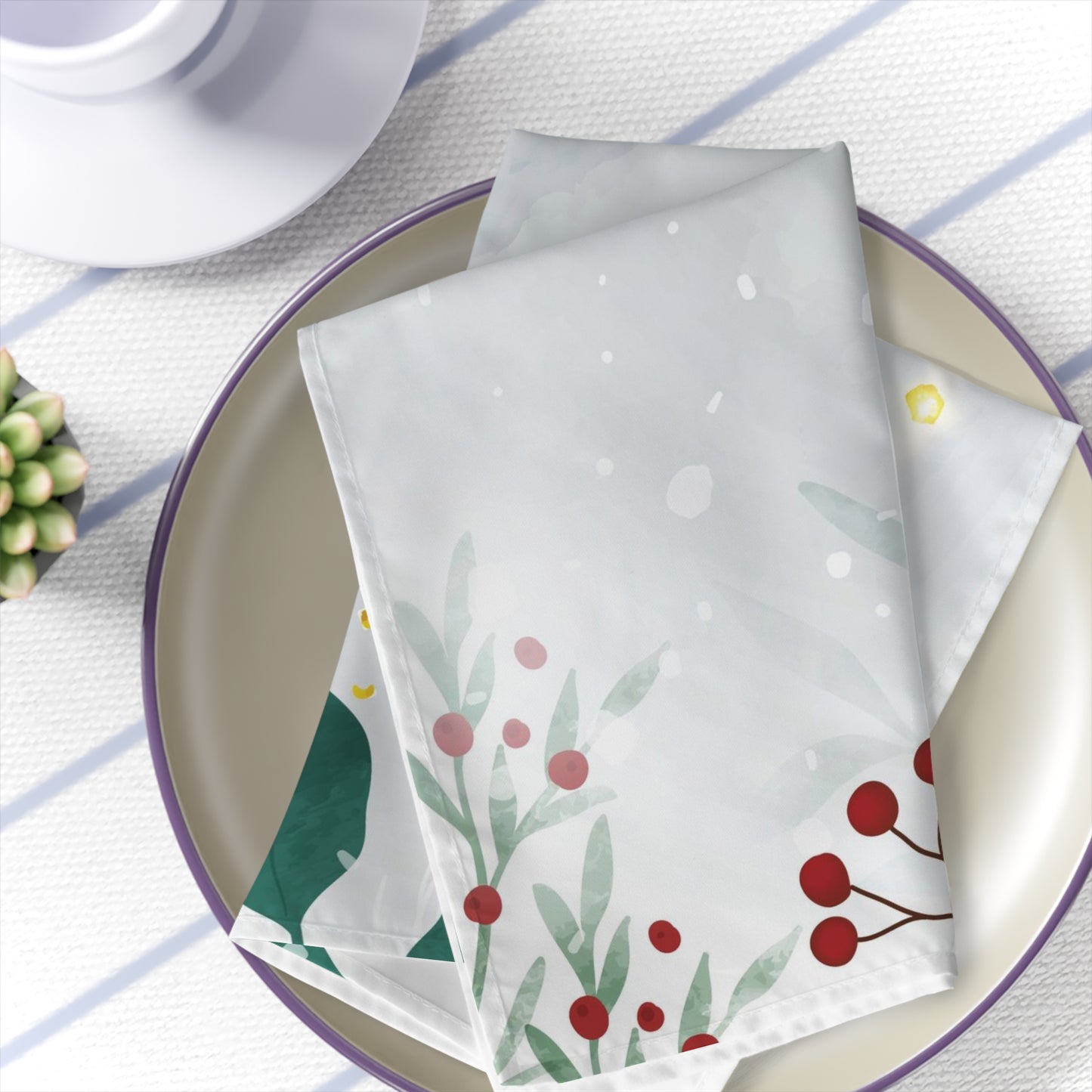 Winter Red Berry Napkins