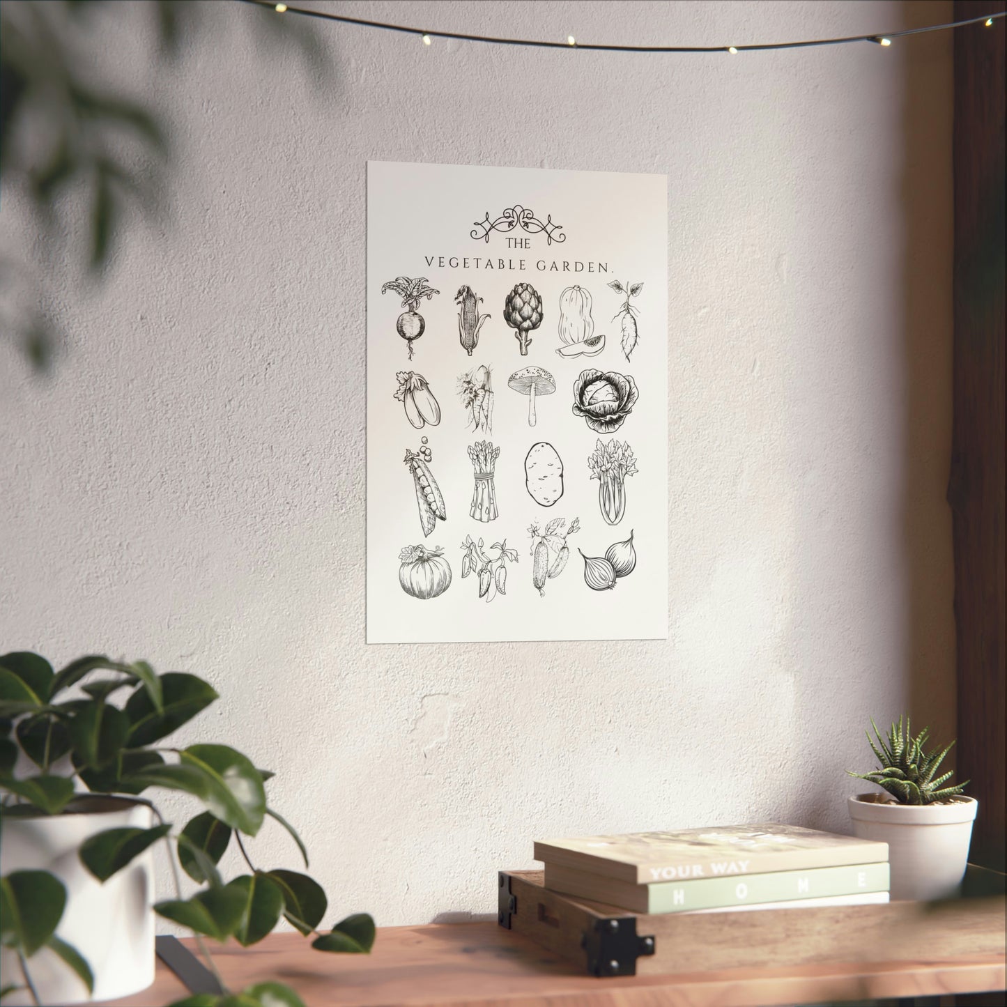 Vegetables Garden Wall Print