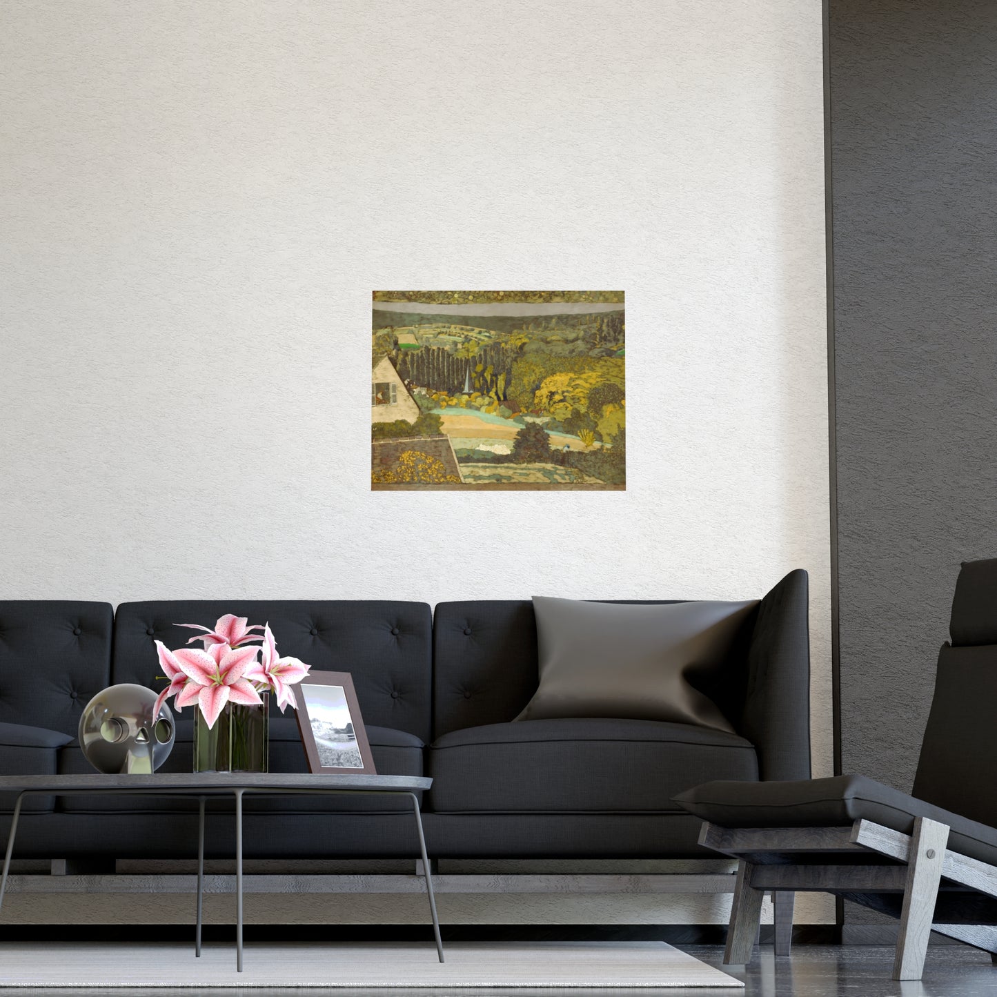 Woods Overlooking Wall Print