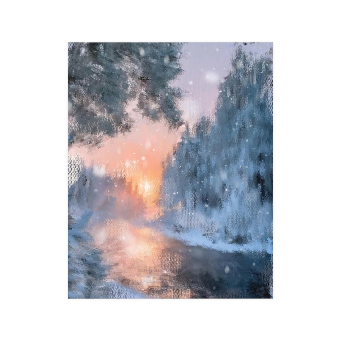 Abstract Winter Art