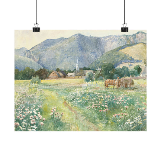 Landscape with a Blooming Meadow