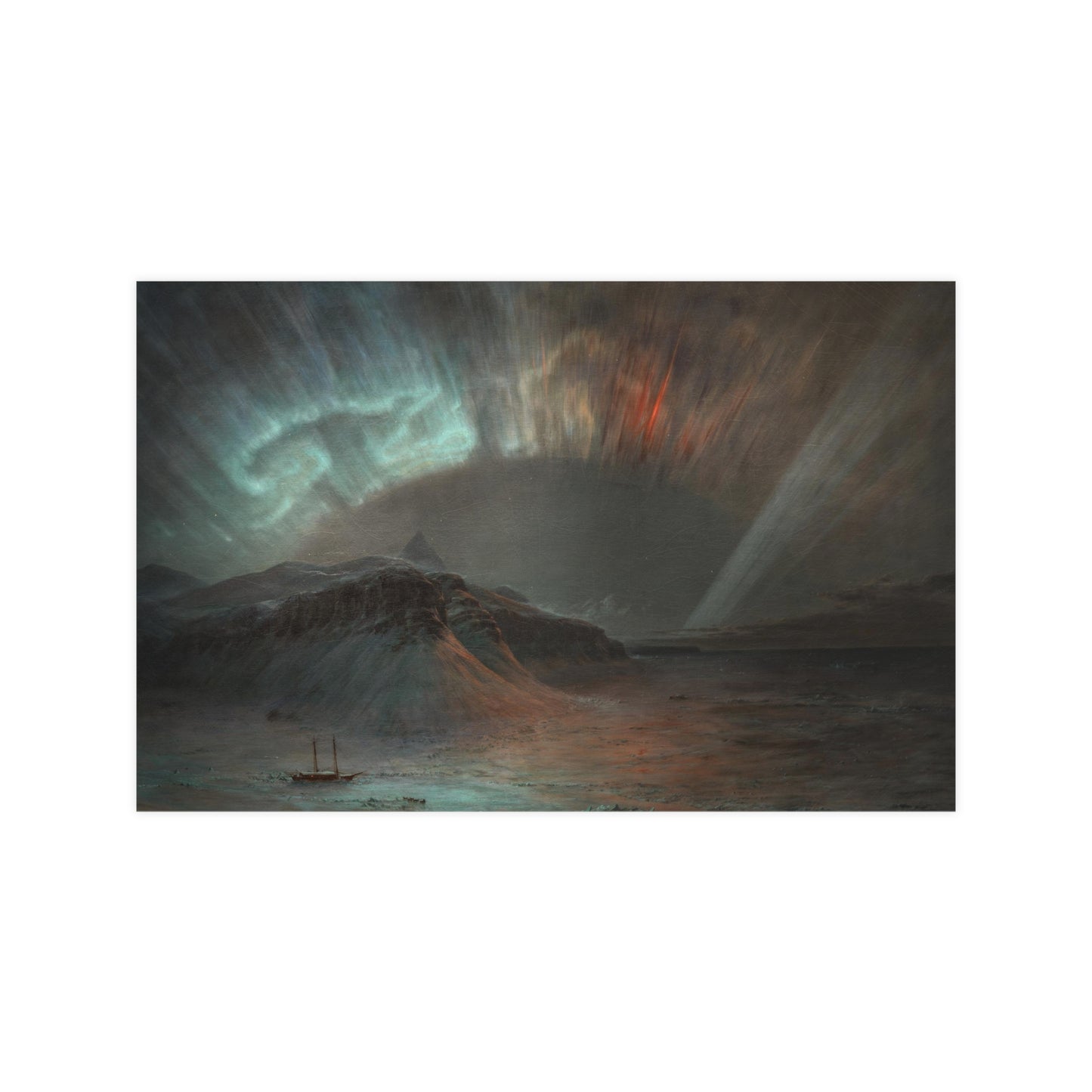 Aurora Borealis Winter Art