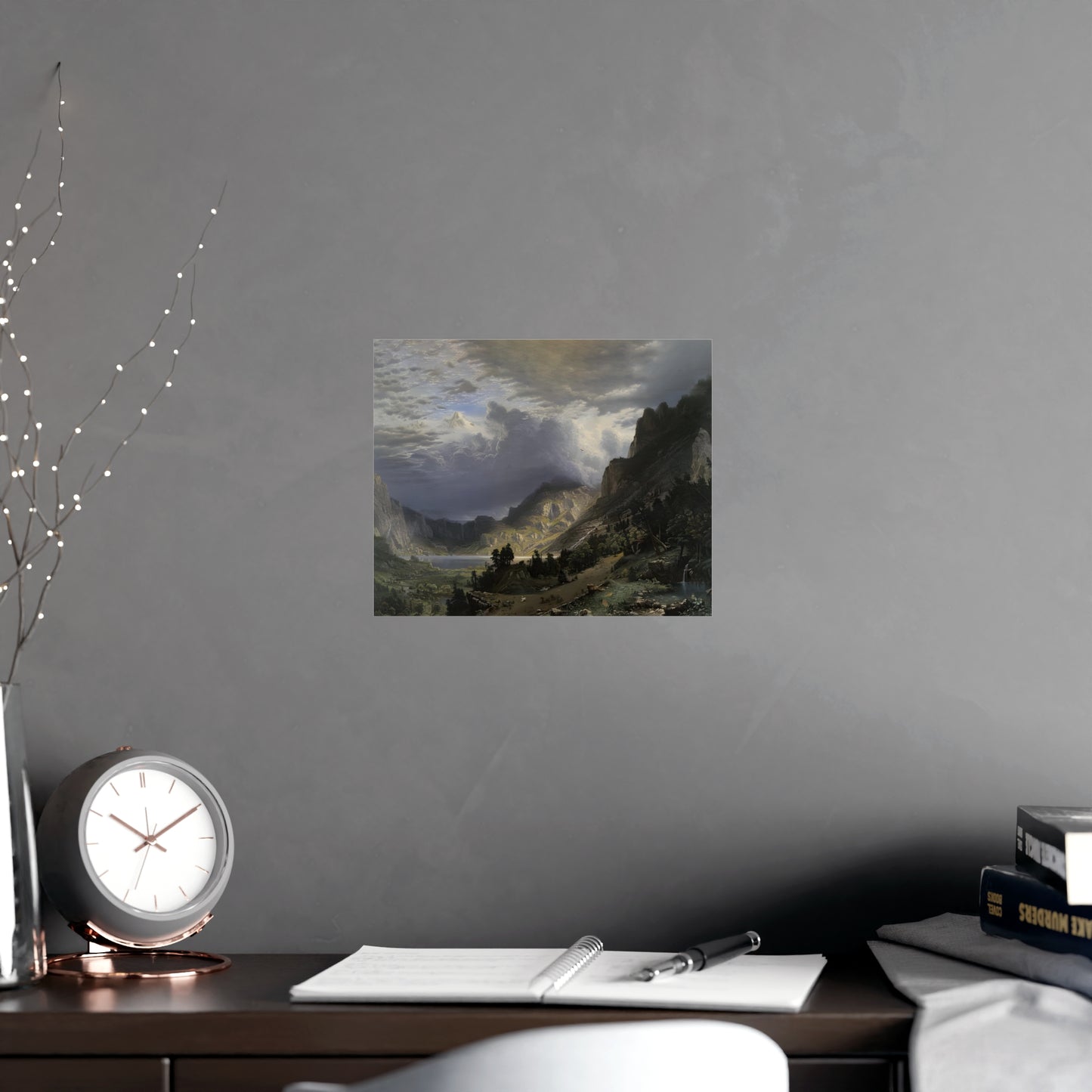 Gloomy Mountain Prints