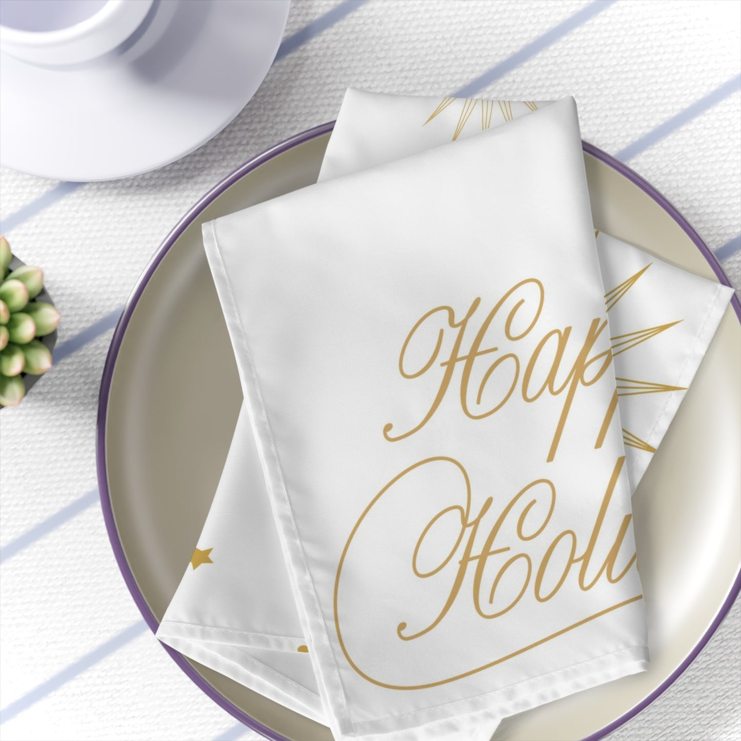 Happy Holiday Celebration Napkins