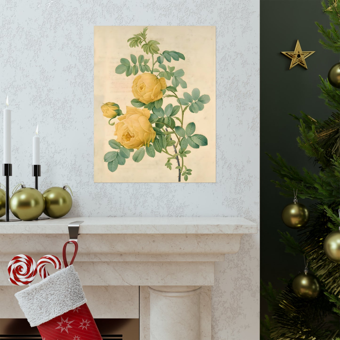 Yellow Rose Bush