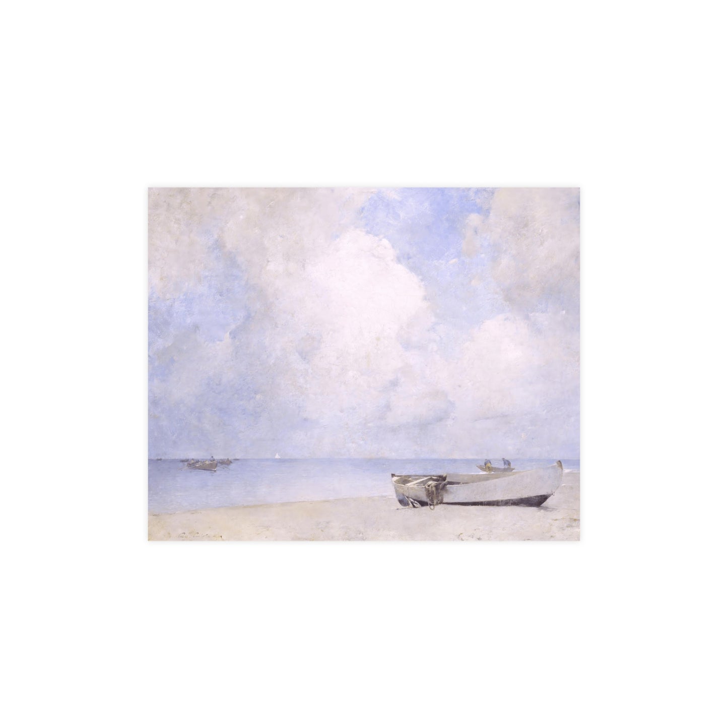 Boat and Cloud Print