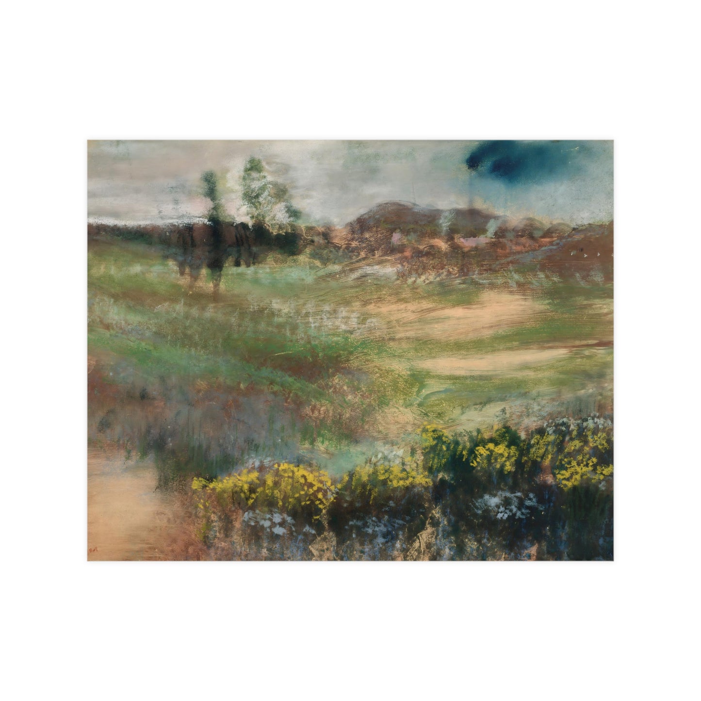 Garden with Smokestacks Wall Prints