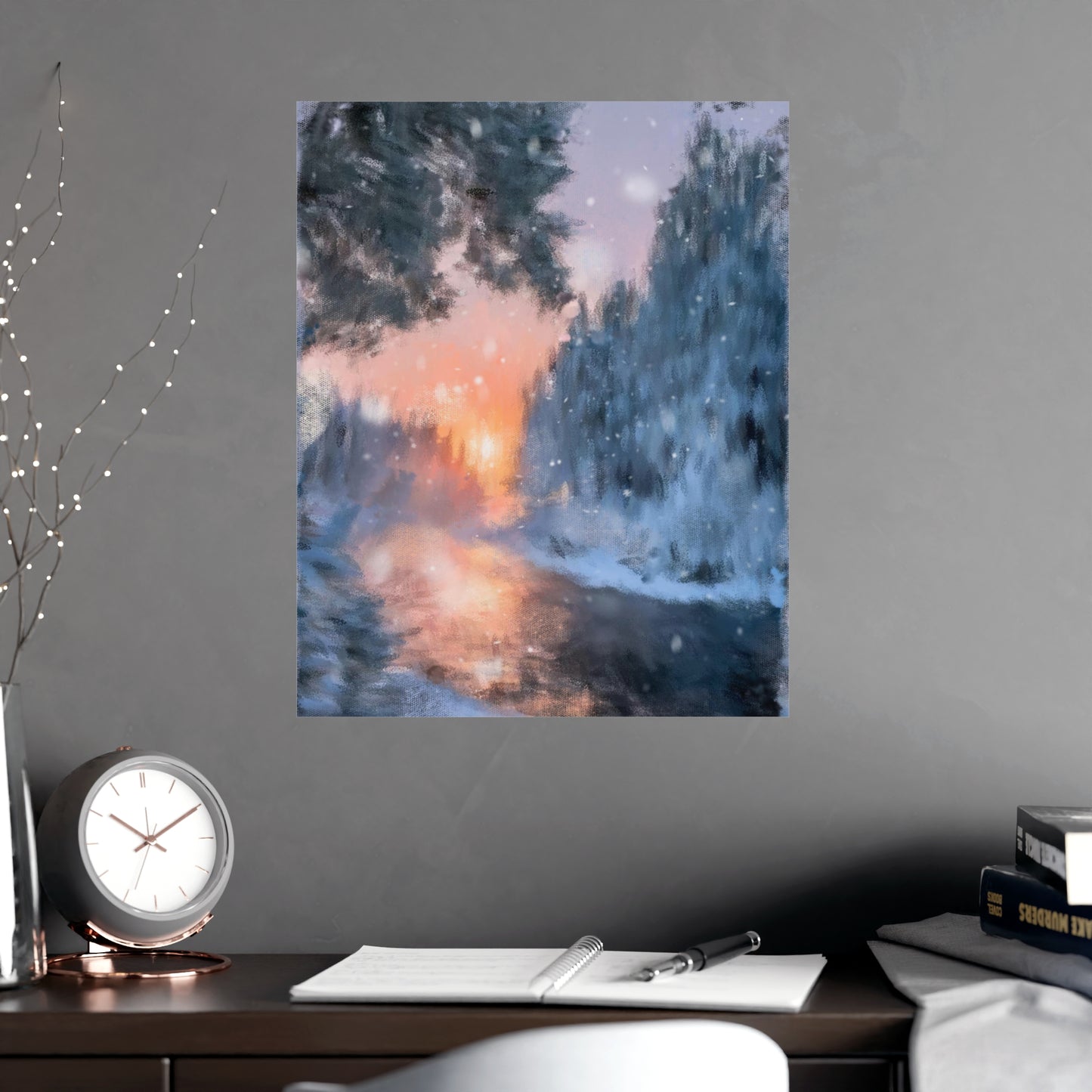 Abstract Winter Art