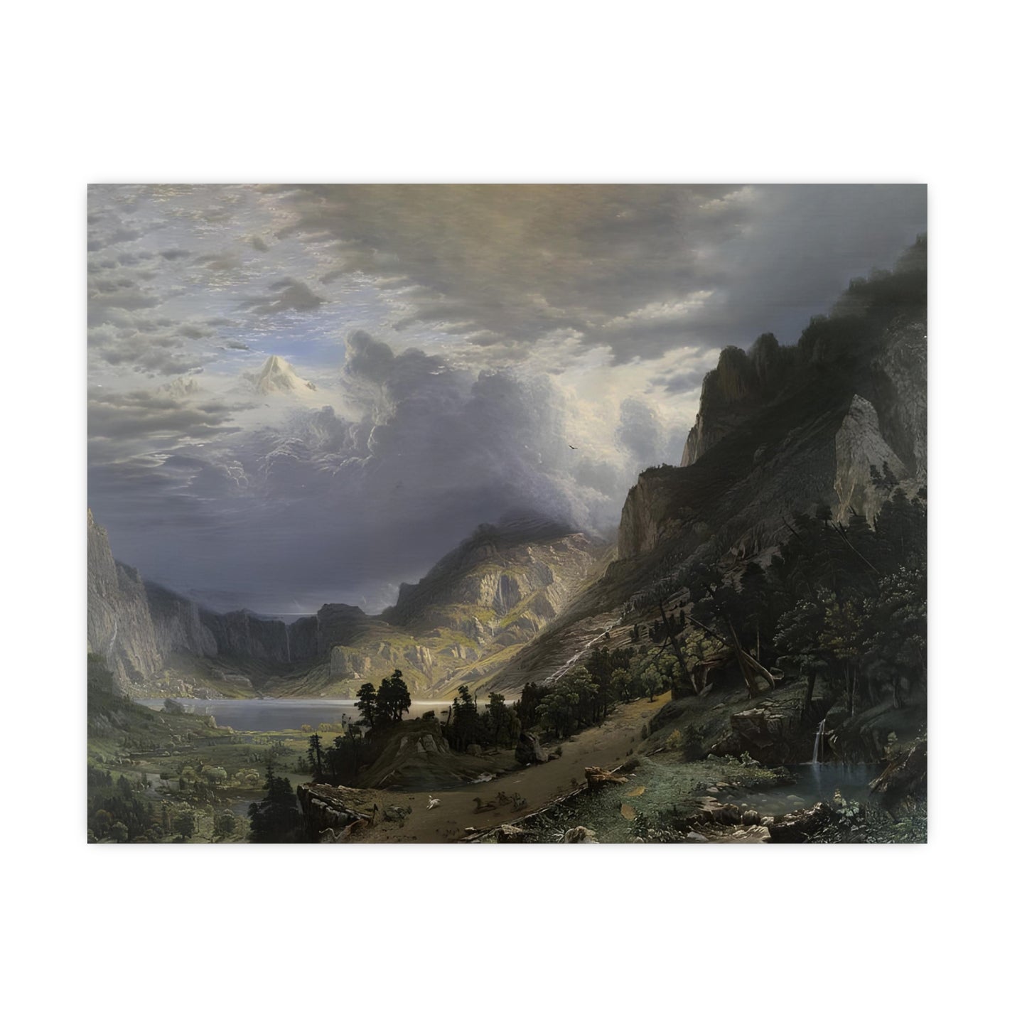 Gloomy Mountain Prints