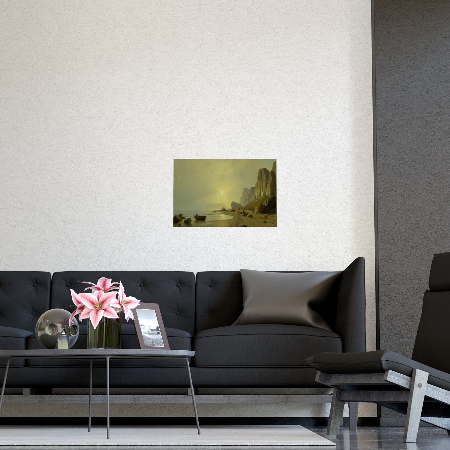Vintage Coast View Wall Print