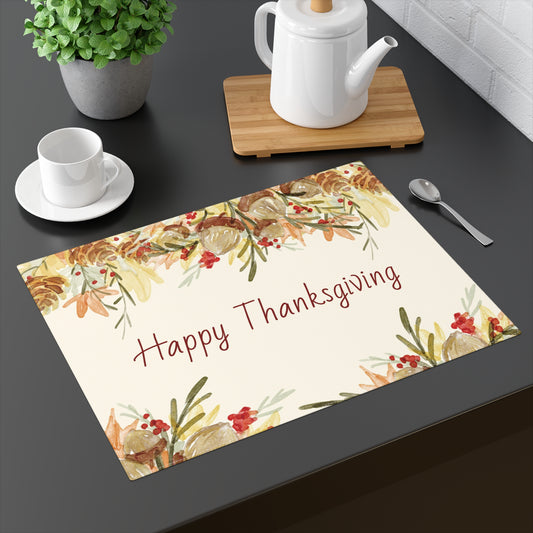 Happy Thanksgiving Placemat, 1pc