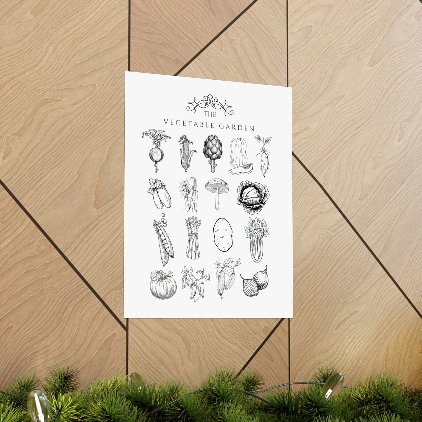 Vegetables Garden Wall Print