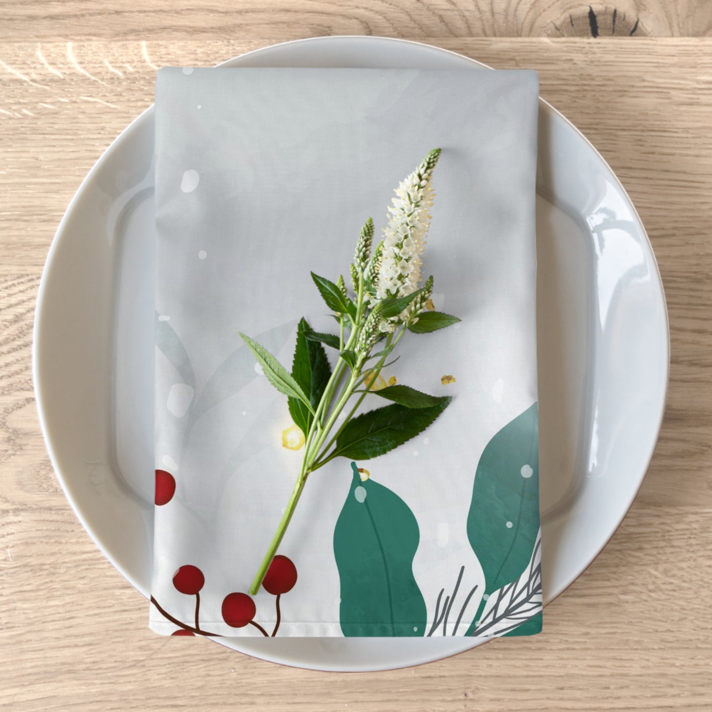 Winter Red Berry Napkins