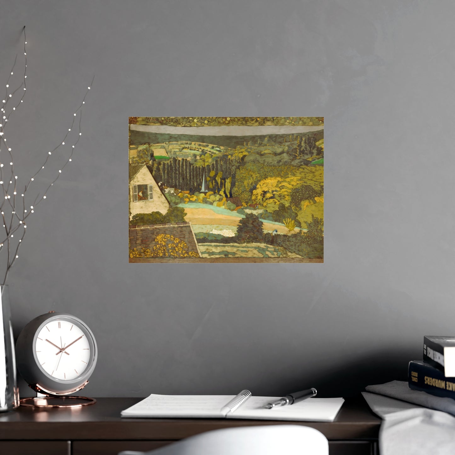 Woods Overlooking Wall Print