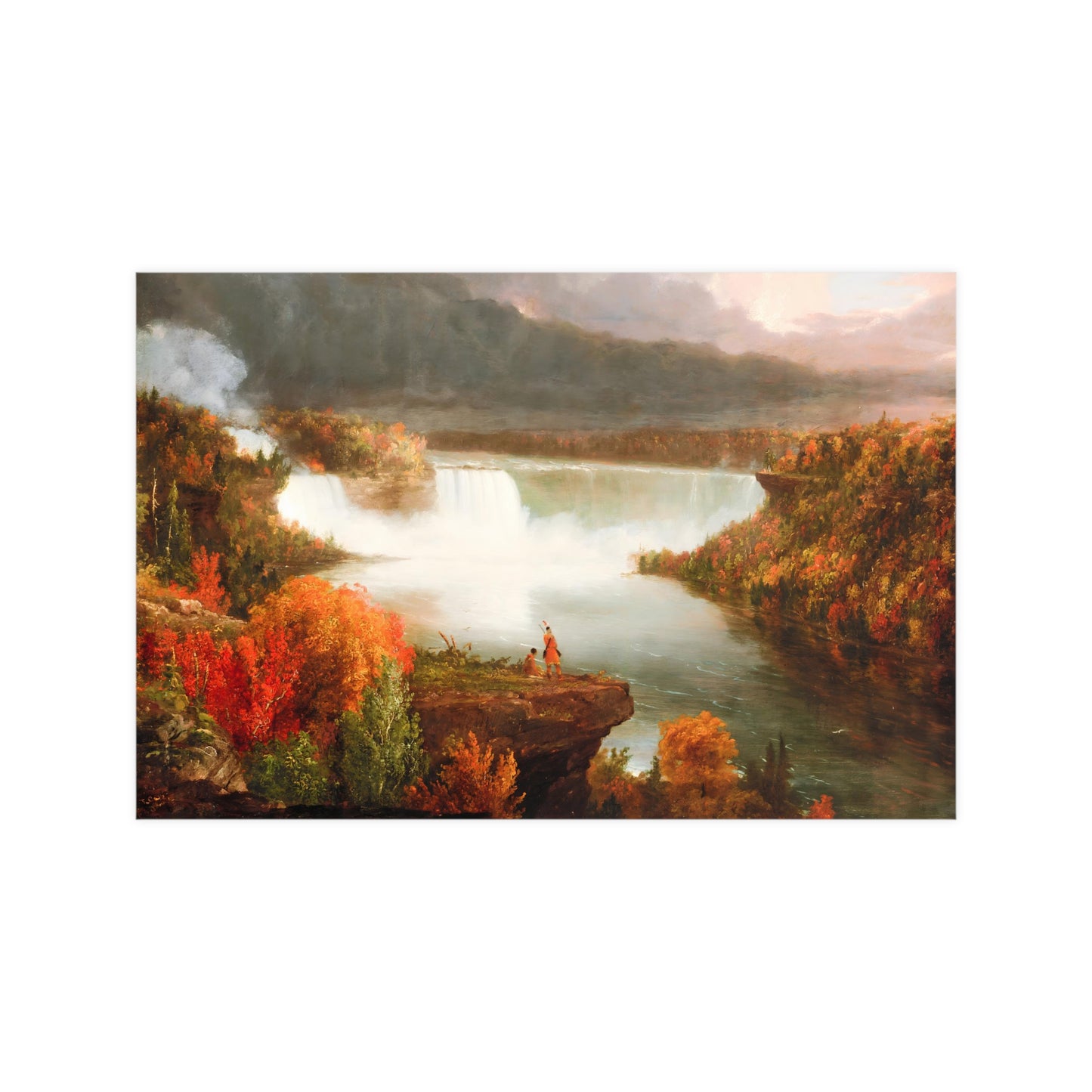 Distant View of Niagara Falls