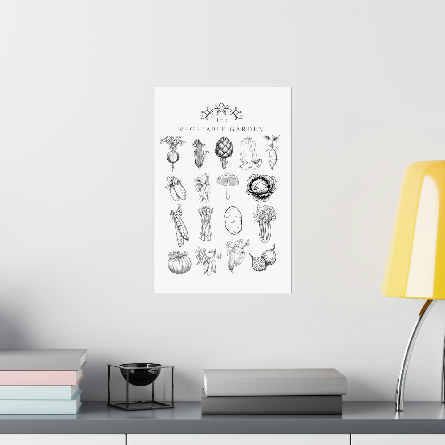 Vegetables Garden Wall Print