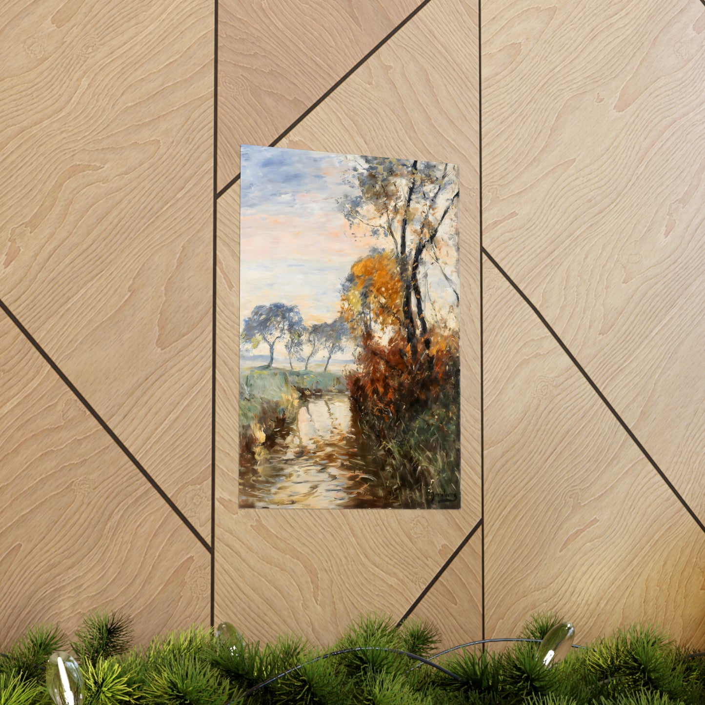 Autumn Landscape With Stream