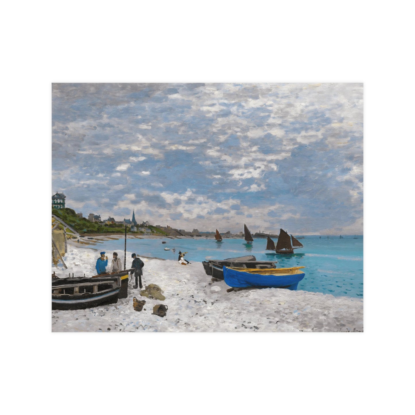 Cloudy Beach at Sainte-Adresse