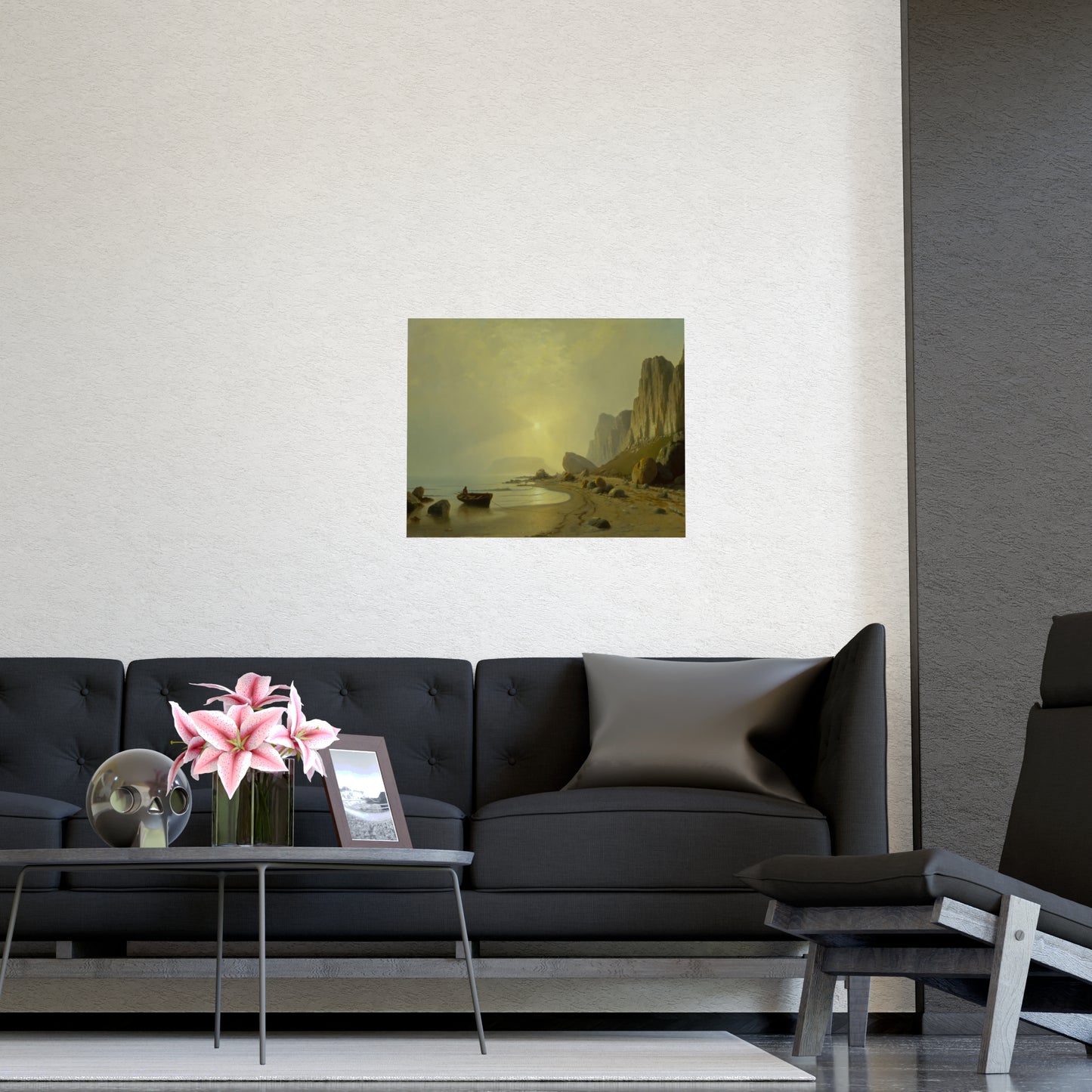 Vintage Coast View Wall Print