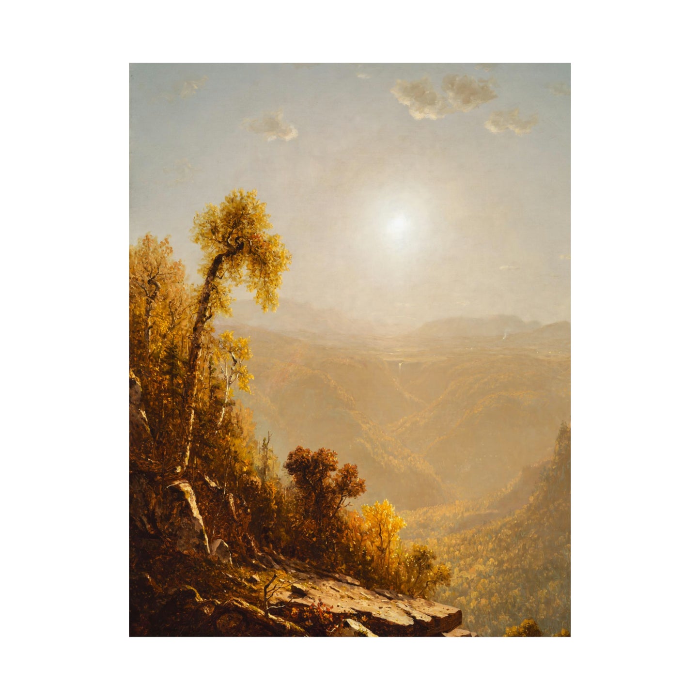 Sunset Autumn View