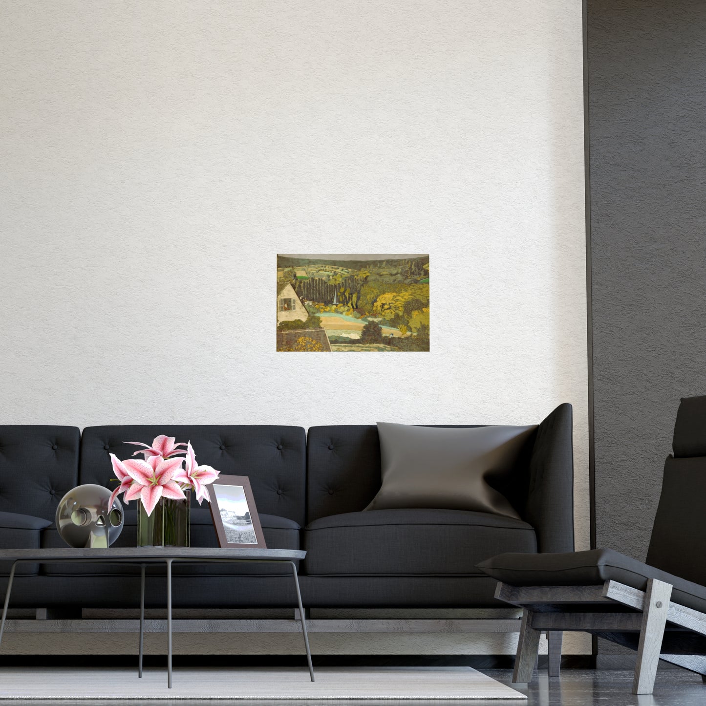 Woods Overlooking Wall Print