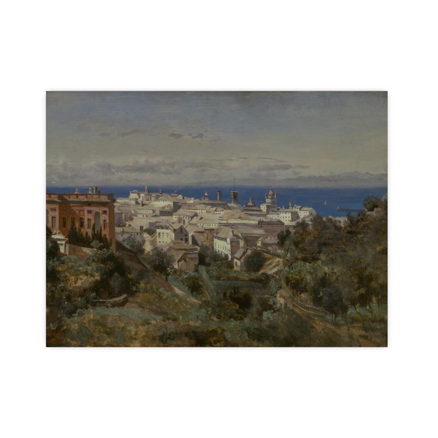 View Of Genoa Wall Print