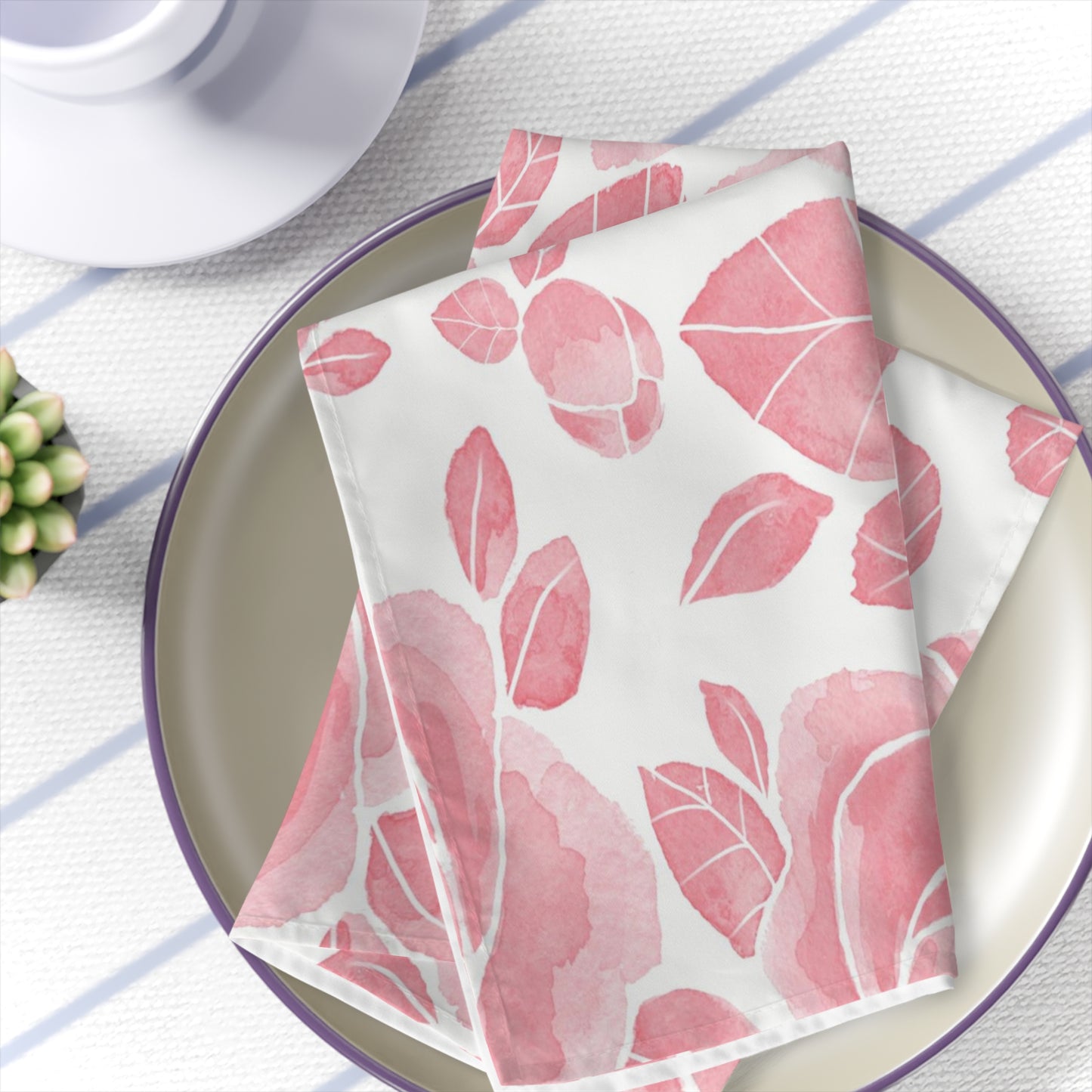 Pink Petal Napkins