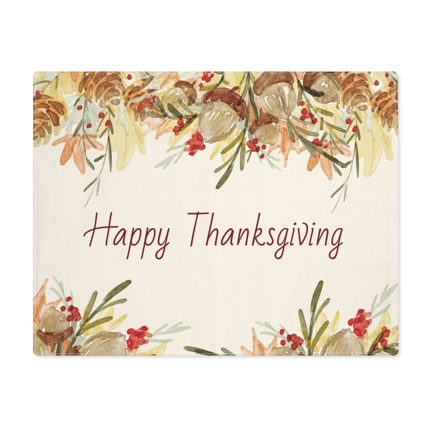 Happy Thanksgiving Placemat, 1pc