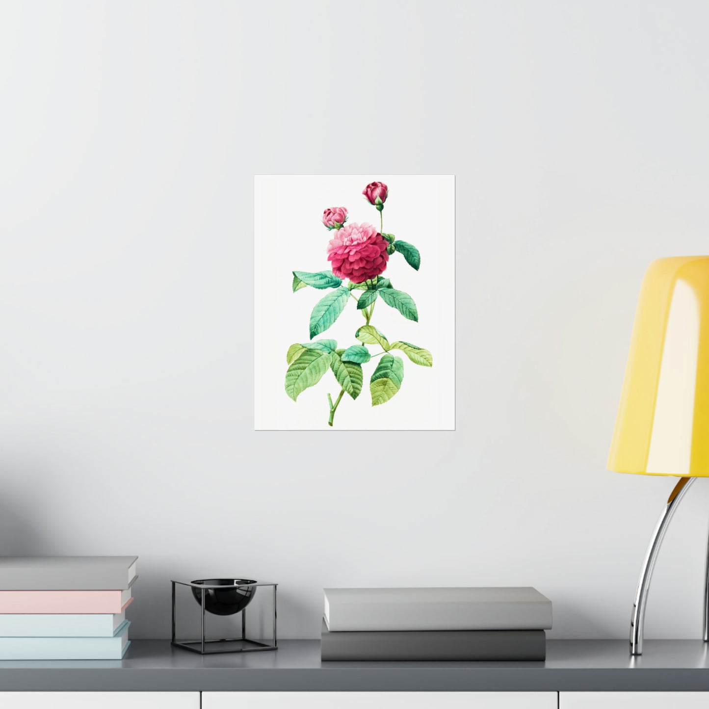 Ombre Pink Rose with Buds