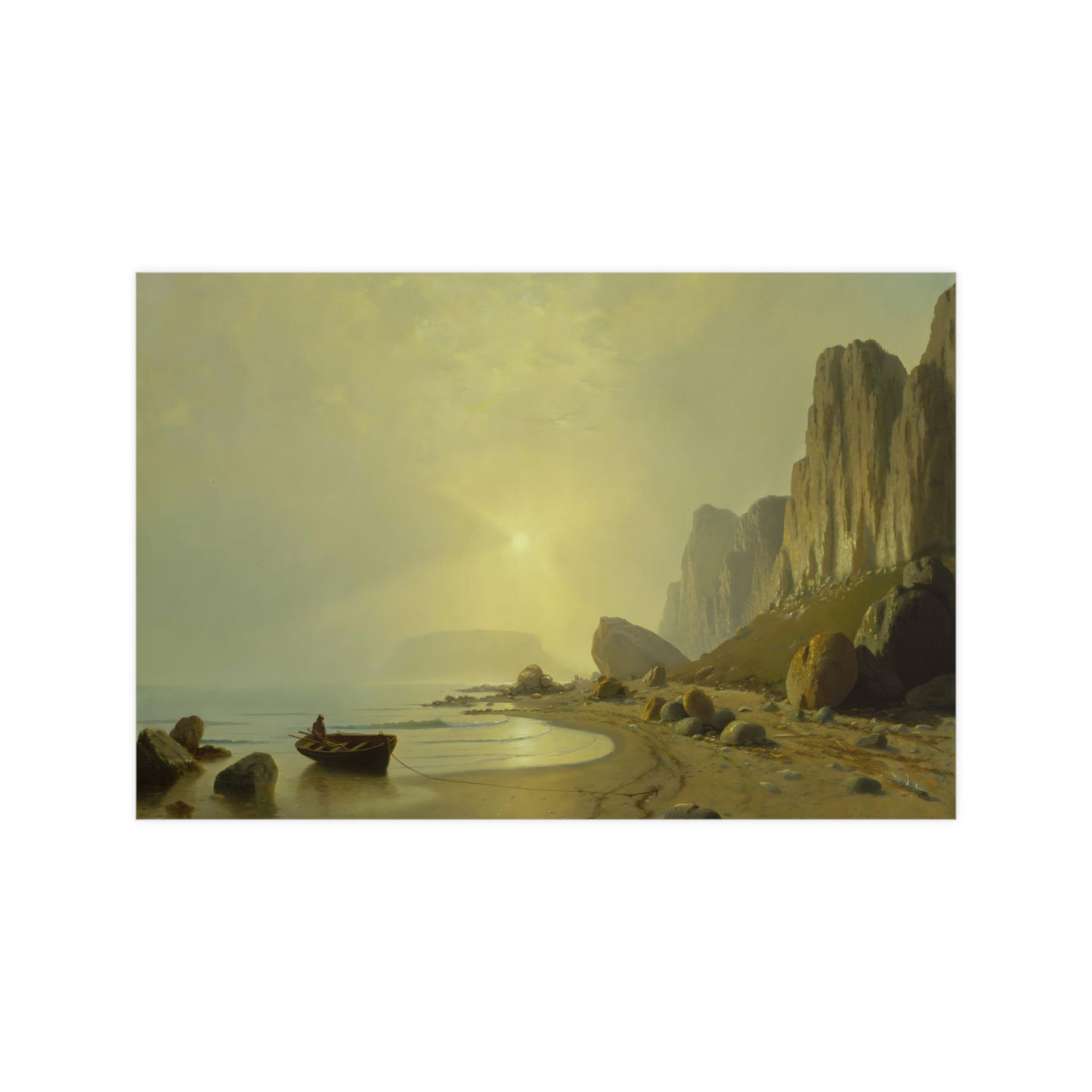 Vintage Coast View Wall Print