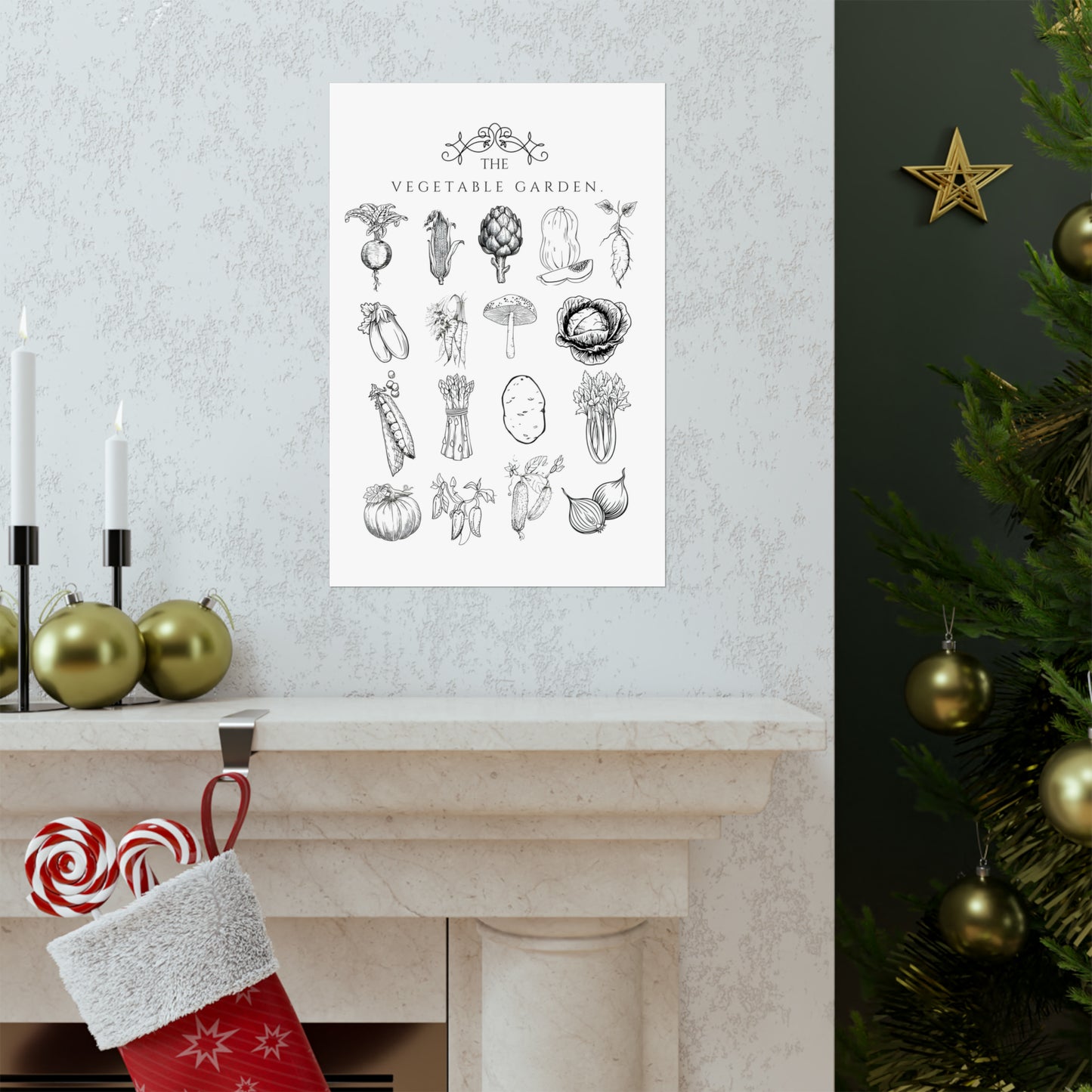 Vegetables Garden Wall Print