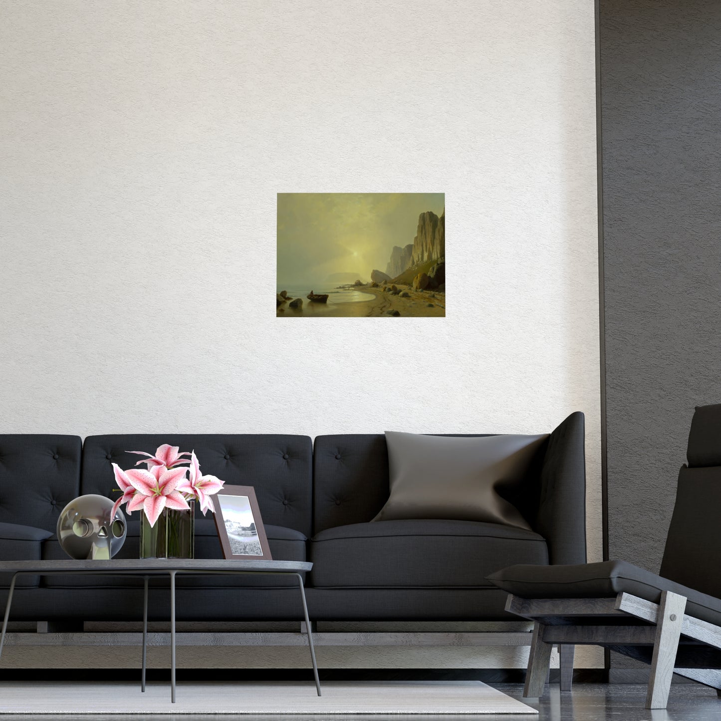 Vintage Coast View Wall Print