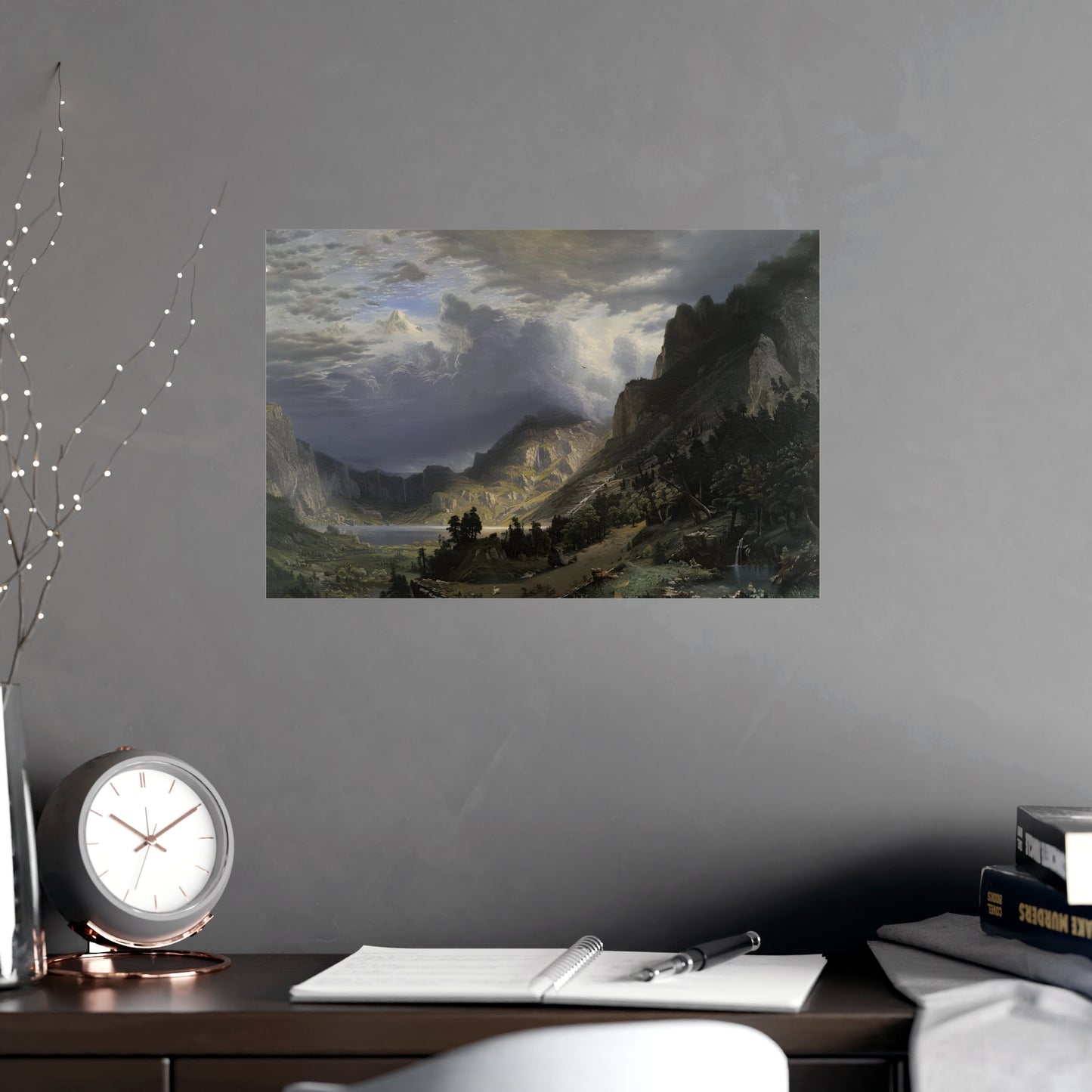 Gloomy Mountain Prints