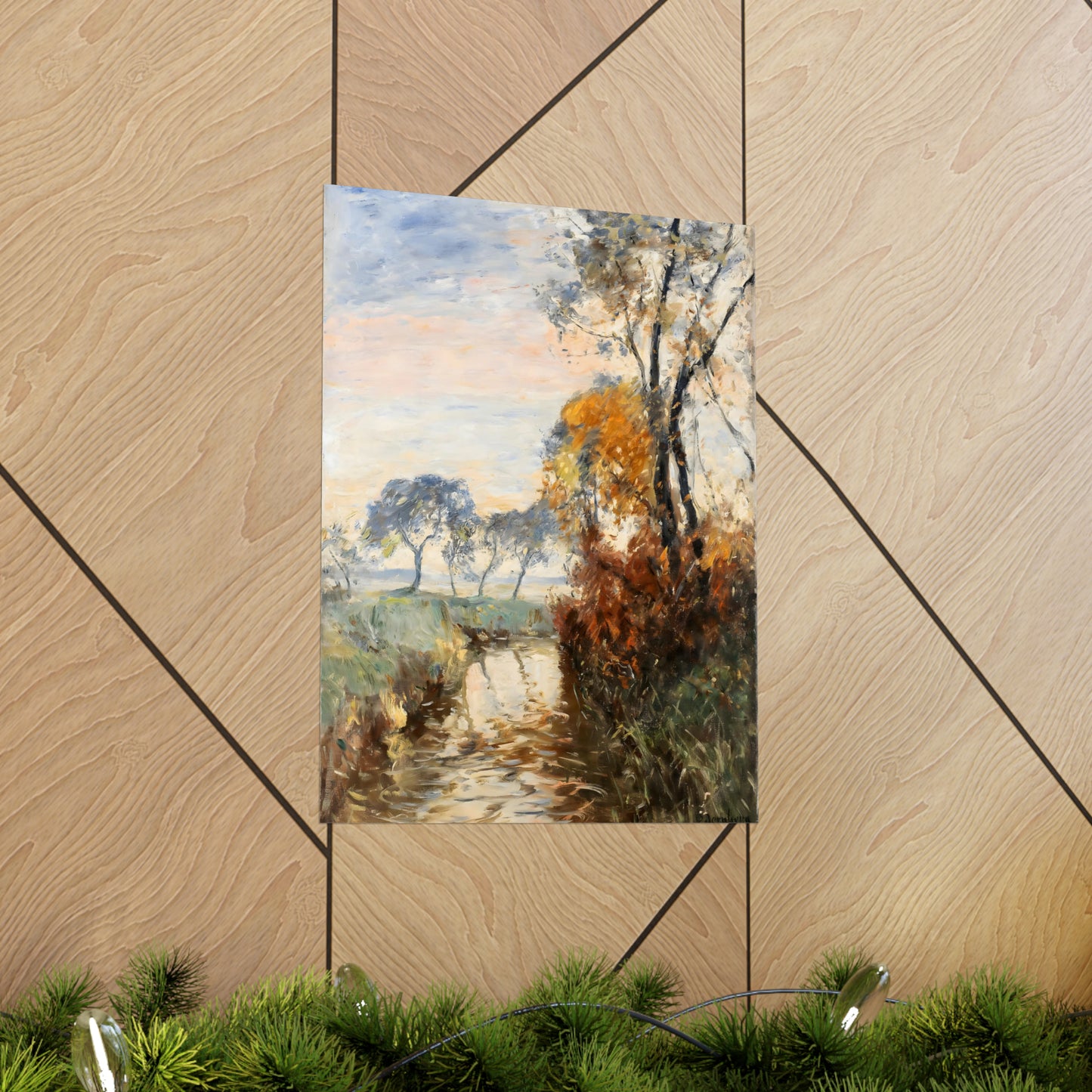 Autumn Landscape With Stream