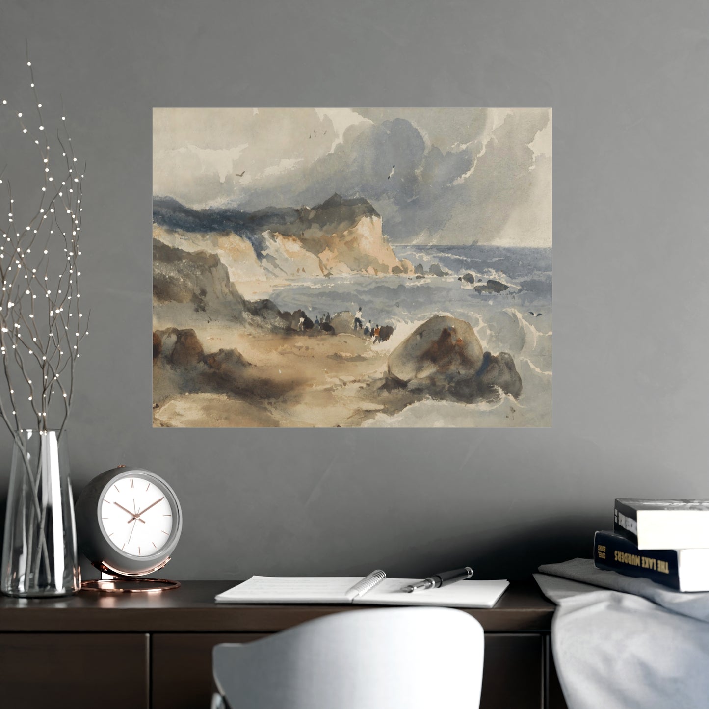 A Coastal Scene Print