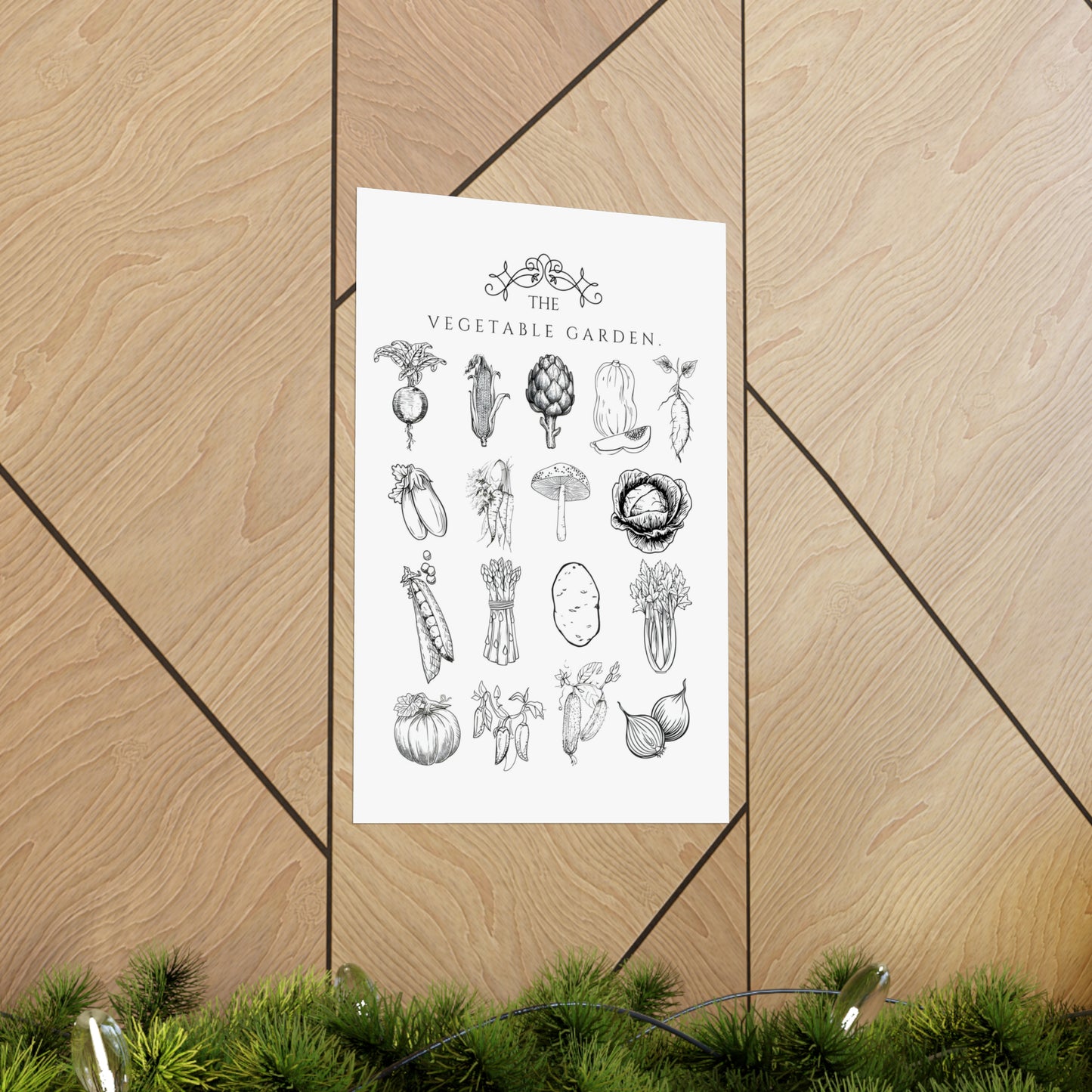 Vegetables Garden Wall Print