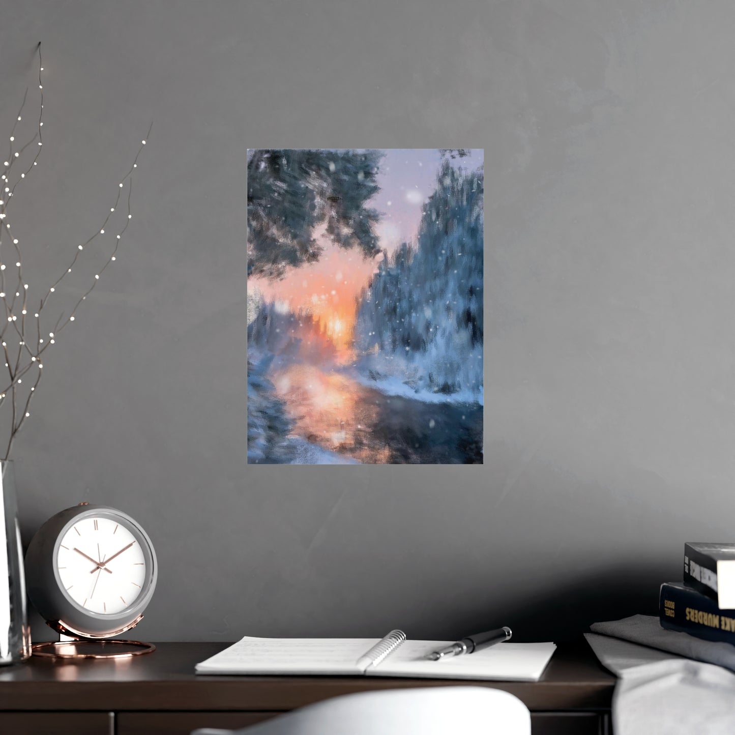 Abstract Winter Art
