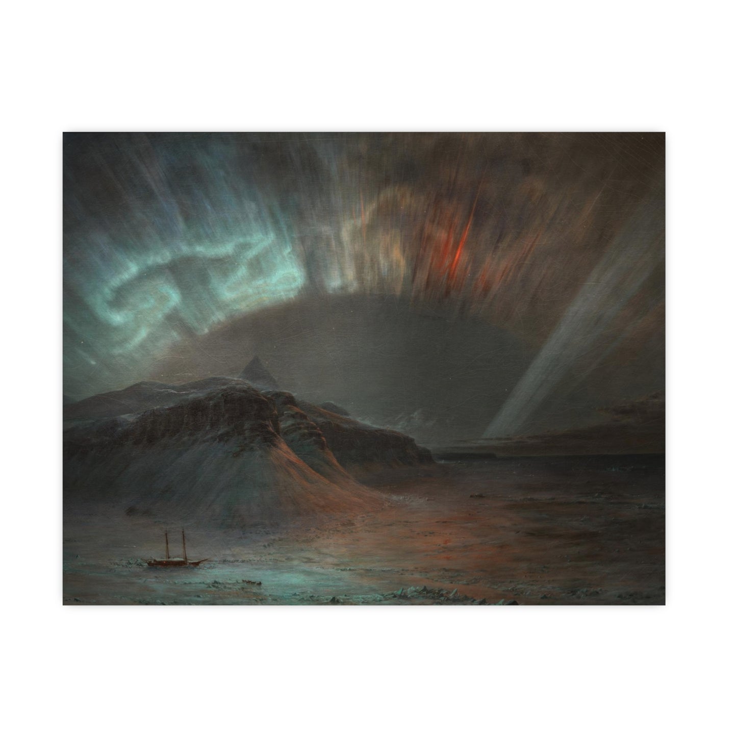 Aurora Borealis Winter Art