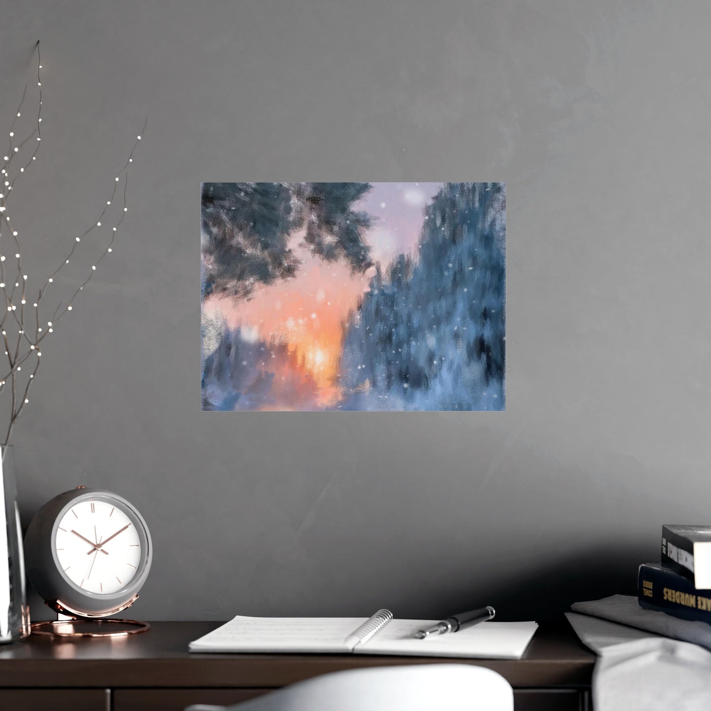 Abstract Winter Art