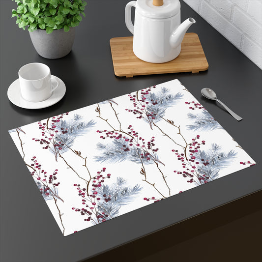 Red Berry Placemat, 1pc