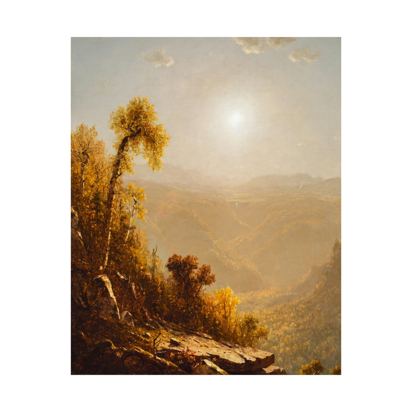 Sunset Autumn View