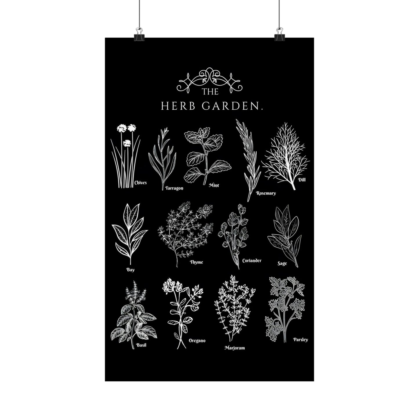 Herbs Garden Poster