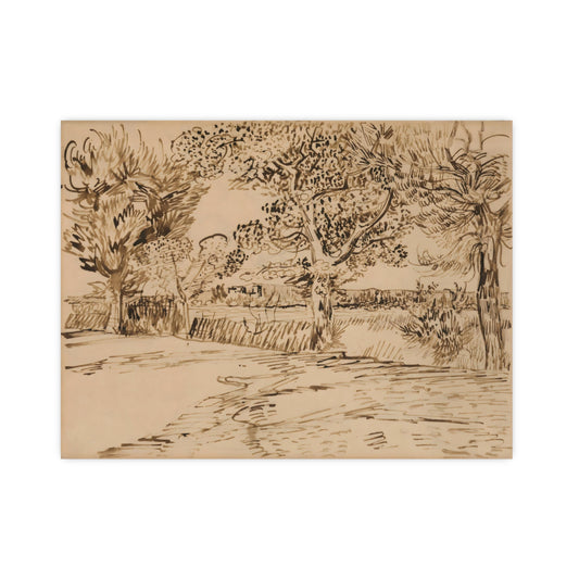 Vintage Arles Landscape Wall Prints