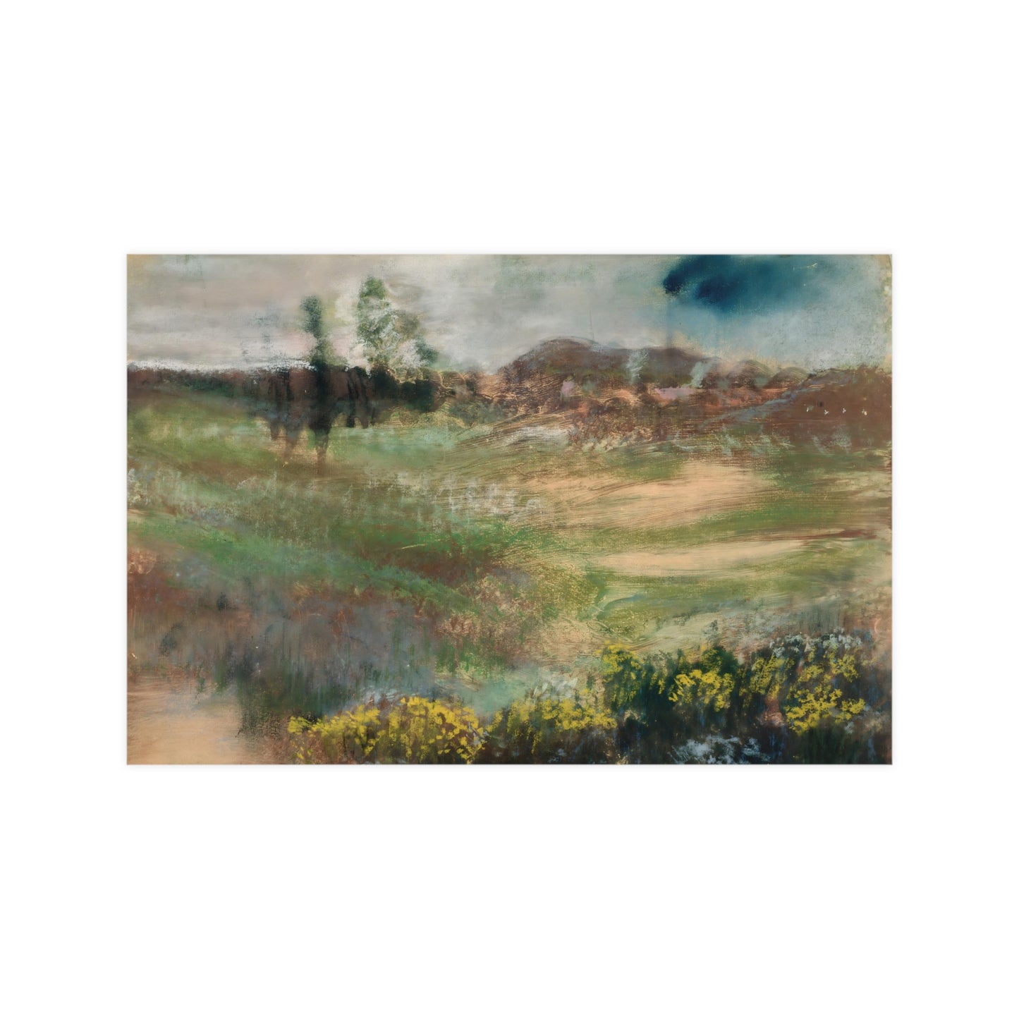 Garden with Smokestacks Wall Prints