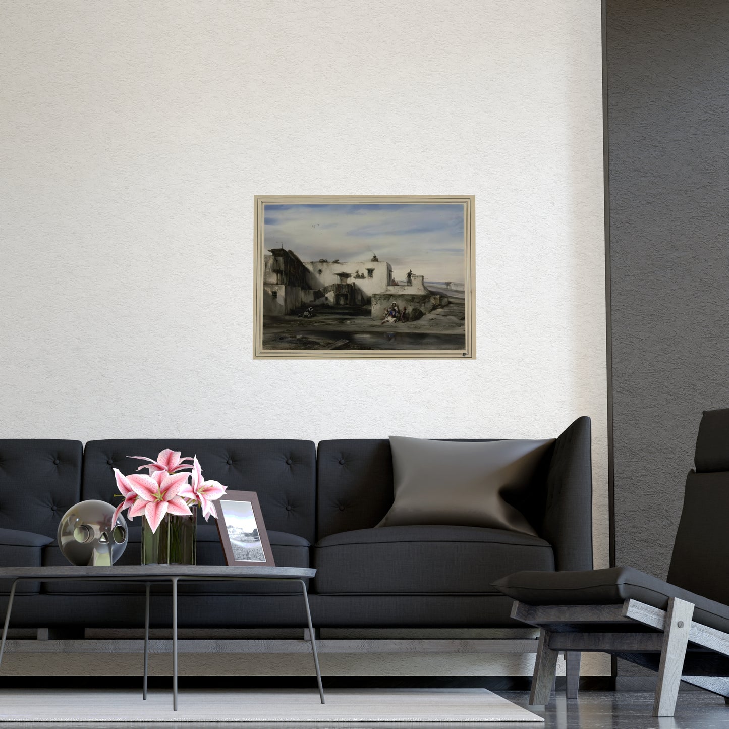 Vintage Greek Village Wall Art