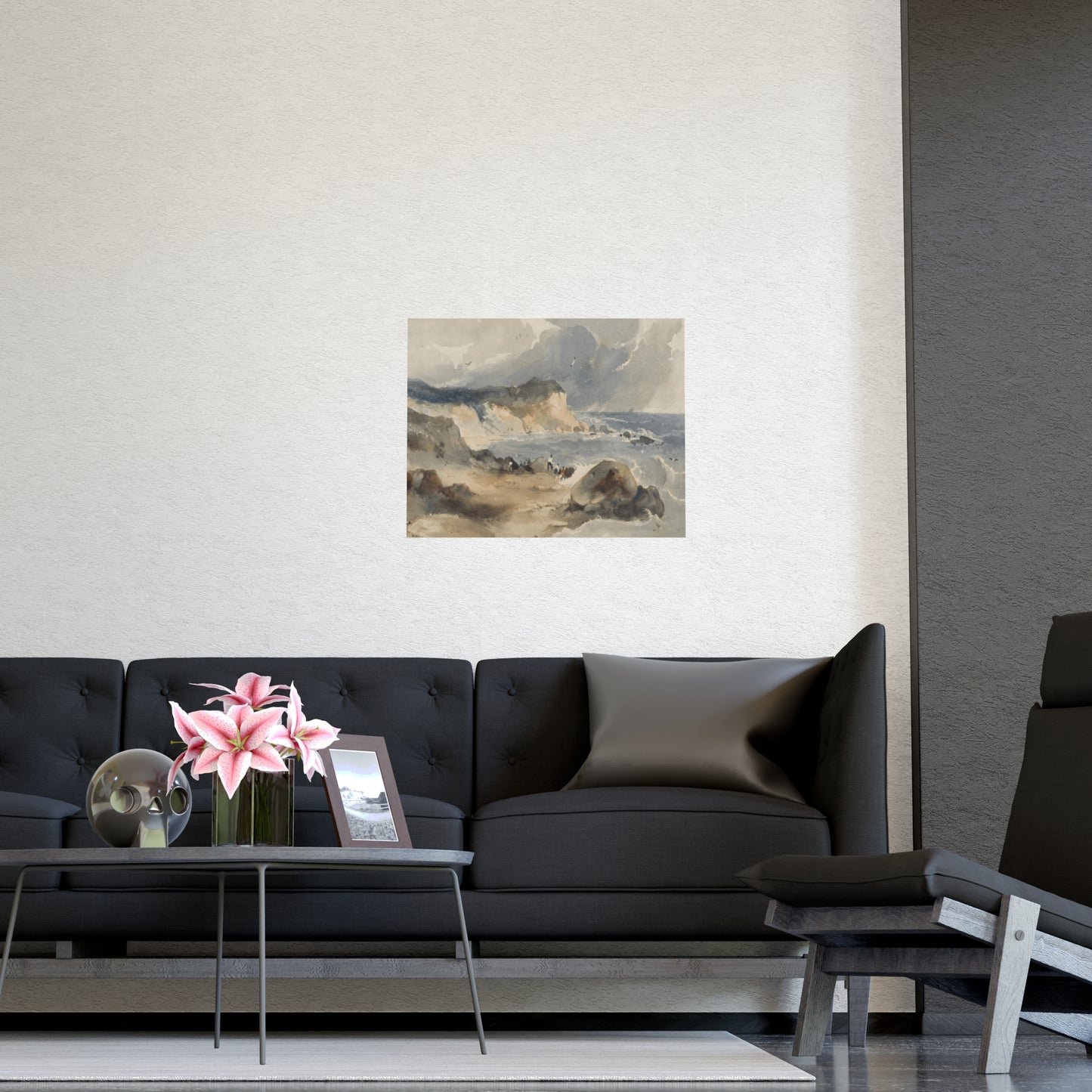 A Coastal Scene Print